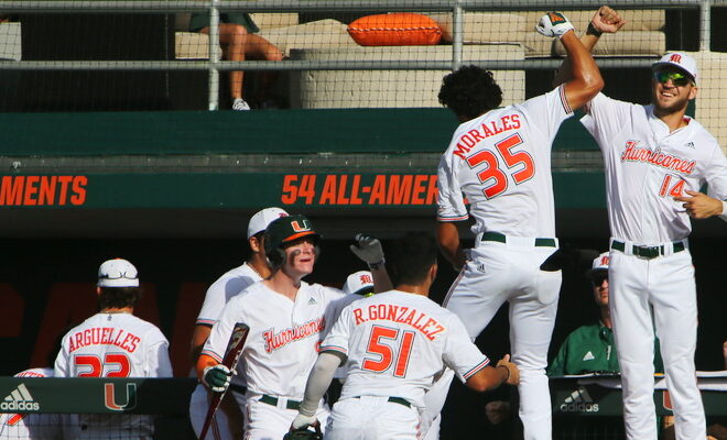 Miami Hurricanes vs. Canisius NCAA baseball pushed to Saturday night